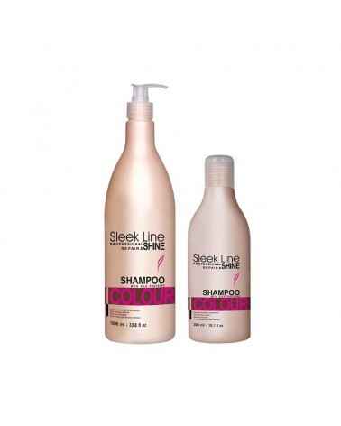 Stapiz Szampon Sleek Line z jedwabiem Colour 1000ml