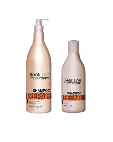 Stapiz Szampon z jedwabiem - Sleek Line - Repair & Shine 300ml