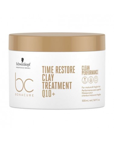 Schwarzkopf BC Time Restore maska glinkowa do włosów dojrzałych 500ml