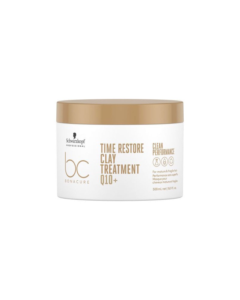 Schwarzkopf BC Time Restore maska glinkowa do włosów dojrzałych 500ml