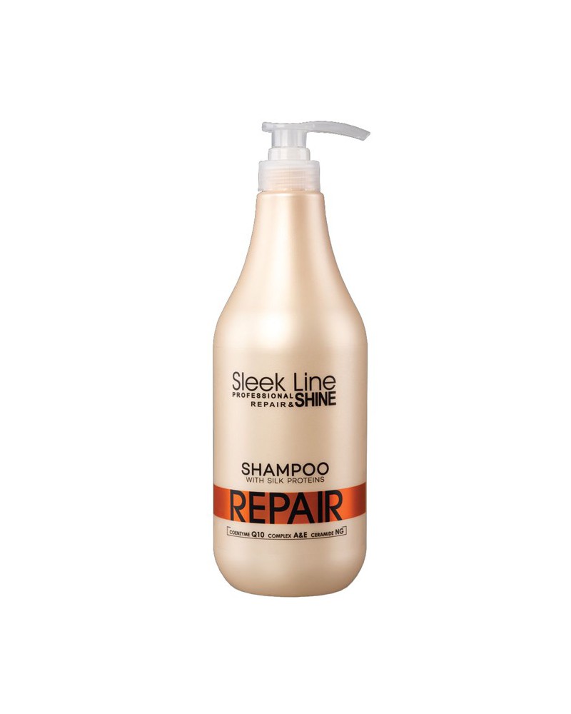 Stapiz Szampon z jedwabiem - Sleek Line - Repair & Shine 1000ml