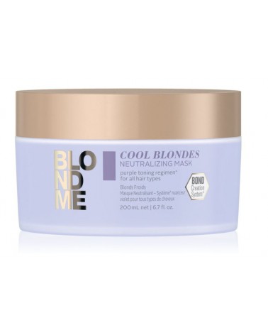Schwarzkopf BLOND ME COOL BLONDIES maska neutralizująca 200ml