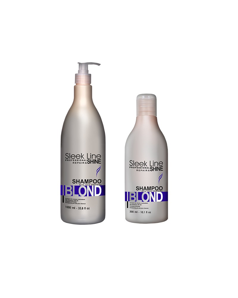 Stapiz Szampon z jedwabiem - Sleek line - Blond 300ml
