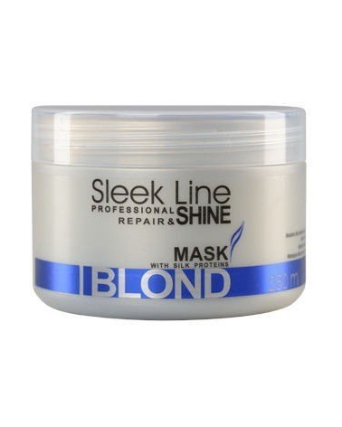 Stapiz Maska do włosów z jedwabiem Sleek Line Blond 250ml