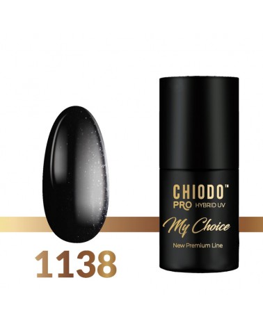 ChiodoPRO Lakier Hybrydowy My Choice 7ml 1138 Black Sparkle