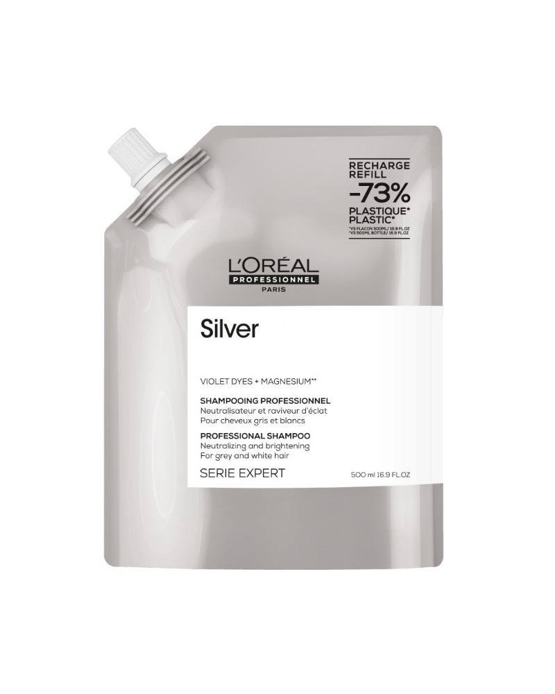 Loreal SE21 Silver Szampon do włosów rozjaśnionych Refill 500ml Loreal SE21 Silver Szampon do włosów rozjaśnionych Refill 500ml