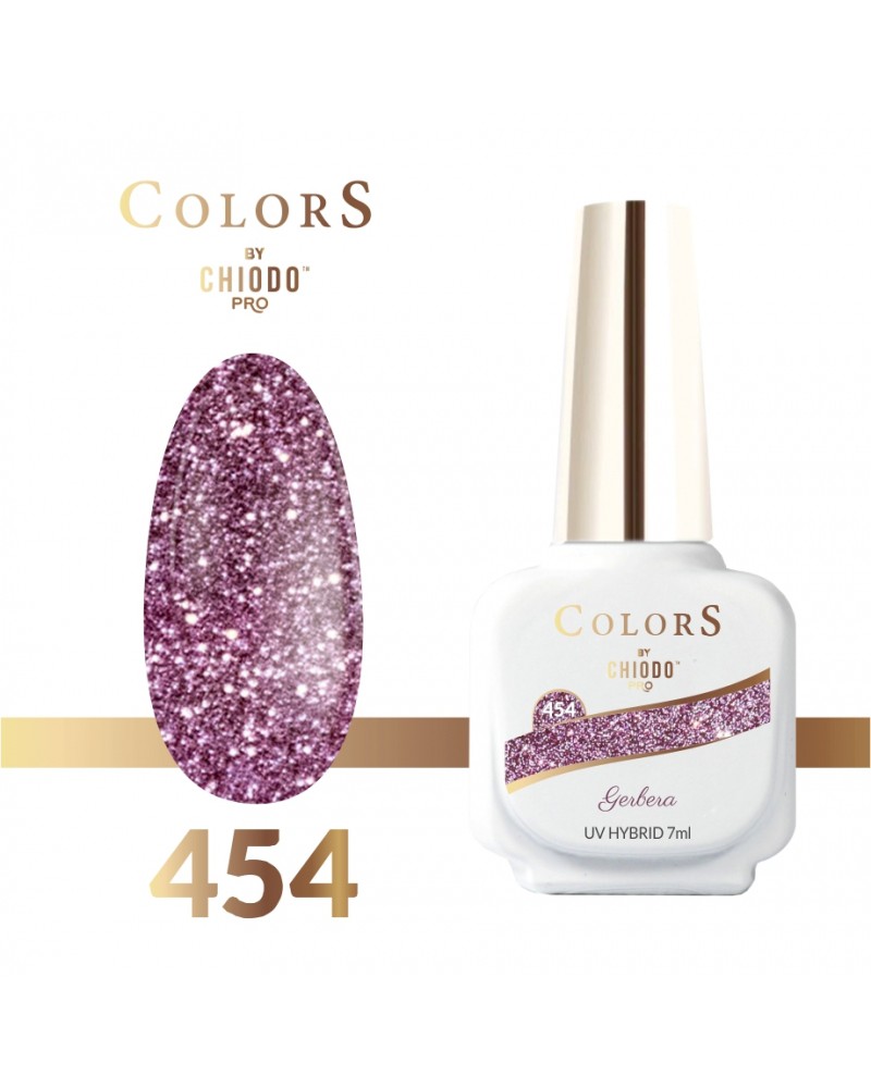 Lakier hybrydowy EFFECT FLASH 3D Colors GLAMOROUS ChiodoPRO 454 Gerbera 7ml  Lakier hybrydowy EFFECT FLASH 3D Colors GLAMOROUS ChiodoPRO 454 Gerbera 7ml