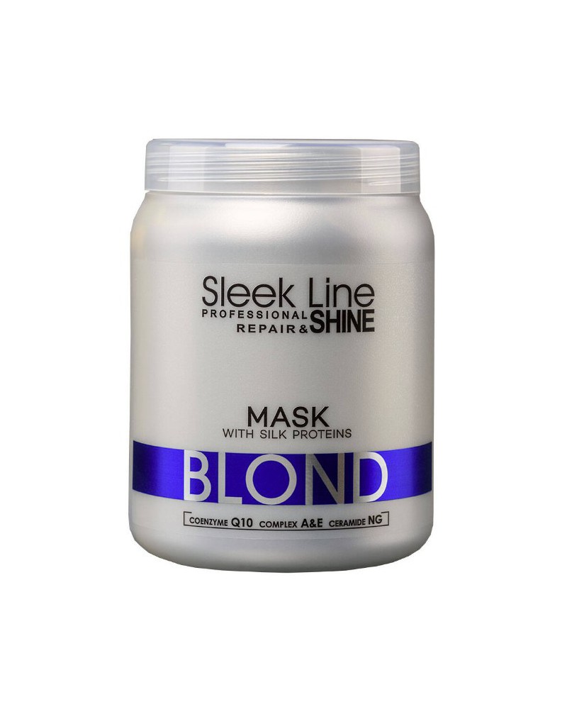 Stapiz Maska do włosów z jedwabiem Sleek Line Blond 1000ml Stapiz Maska do włosów z jedwabiem Sleek Line Blond 1000ml