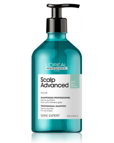 Loreal Professionnel SCALP ADVANCED OCZYSZCZAJĄCY SZAMPON 500 ML Loreal Professionnel SCALP ADVANCED OCZYSZCZAJĄCY SZAMPON 500 ML