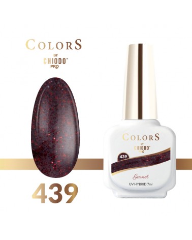 Lakier hybrydowy Colors By ChiodoPRO nr 439 Garnet 7 ml