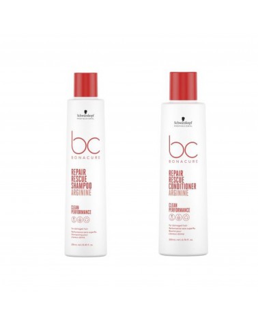Schwarzkopf BC Repair Rescue Zestaw micelarny szampon regenerujący 250 ml i odżywka 200 ml