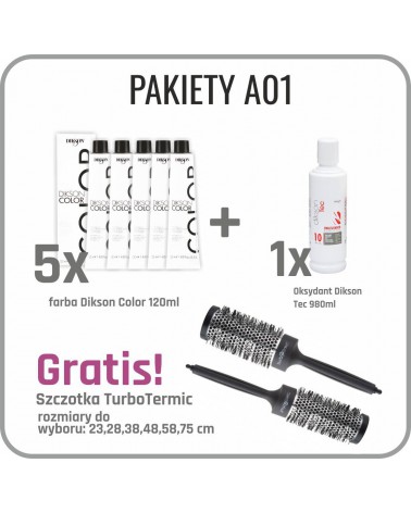 Dikson Pakiet Promocyjny 5x farba Dikson Color + 1x Oksydant