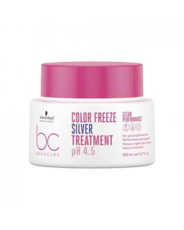 Schwarzkopf BC Color Freeze Silver maska ochładzająca kolor pH 4.5, 200ml