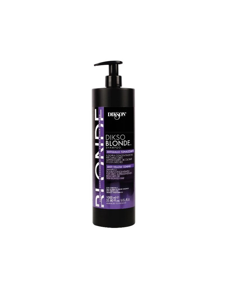 Dikson Diksoblonde Shampoo Anti-yellow 1000ml - szampon neutralizujący żółte odcienie