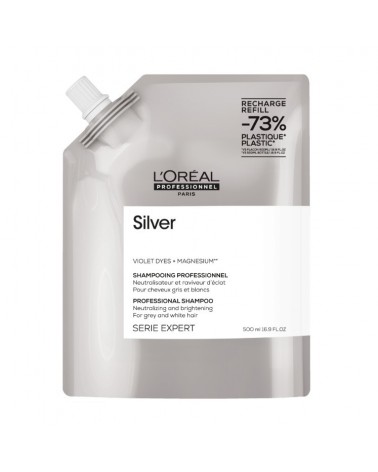 Loreal SE21 Silver Szampon do włosów rozjaśnionych Refill 500ml