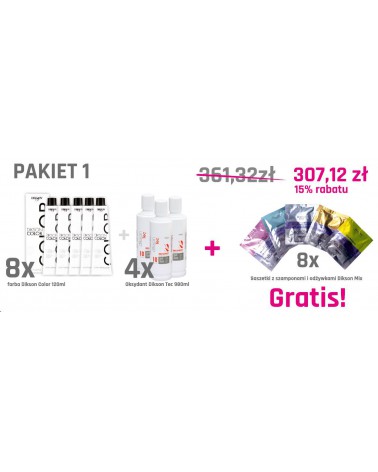 Dikson Pakiet Promocyjny 8x Dikson Color + 4x Oksydant