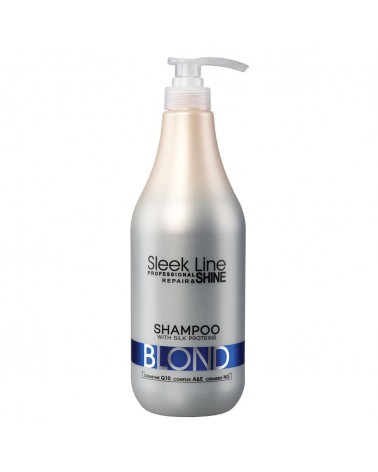 Stapiz Szampon z jedwabiem - Sleek line - Blond 1000ml
