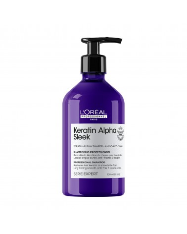 Loreal Keratin Alpha Sleek Szampon 500 ml