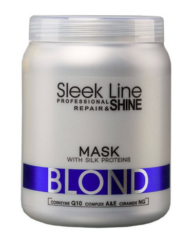 Stapiz Maska do włosów z jedwabiem Sleek Line Blond 1000ml