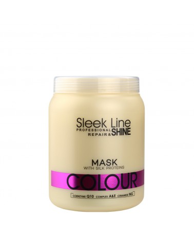 Stapiz Maska z jedwabiem - Sleek line - Colour 1000ml
