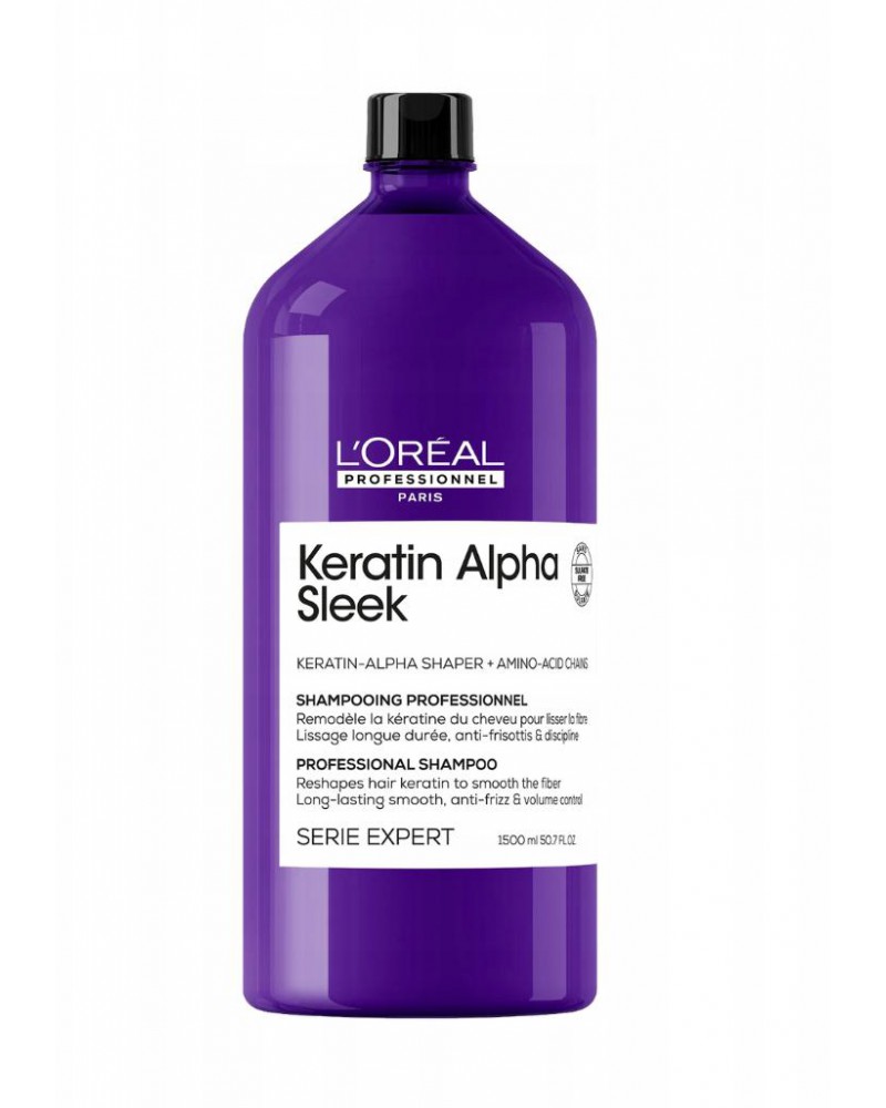 Loreal Keratin Alpha Sleek Szampon 1500 ml