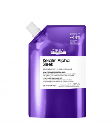 Loreal Keratin Alpha Sleek Szampon REFILL 1000 ml