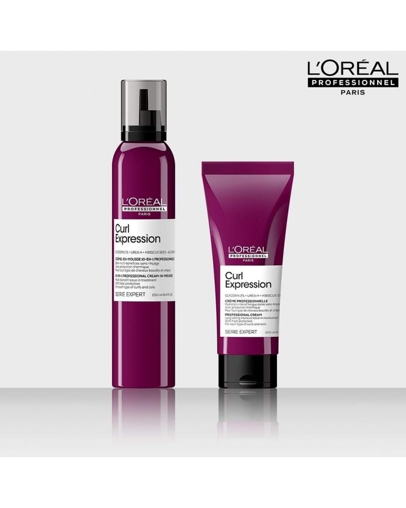Loreal Curl Expression Zestaw PIANKA + KREM BEZ SPŁUKIWANIA DO LOKÓW I FAL