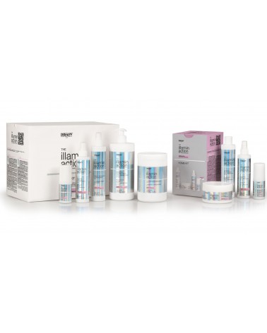 PAKIET Dikson Illaminaction Kit - Laminacja włosów - 1 x Duży Zestaw, 4 x Mały zestaw + 1 x mały zestaw GRATIS