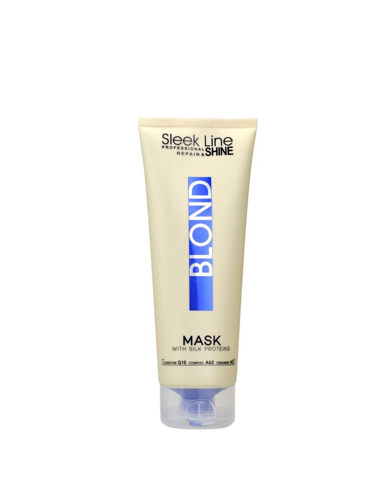 Stapiz Maska do włosów z jedwabiem Sleek Line Blond 250ml