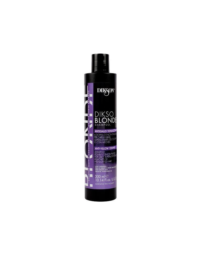 Dikson Diksoblonde Shampoo Anti-yellow 300ml - szampon neutralizujący żółte odcienie