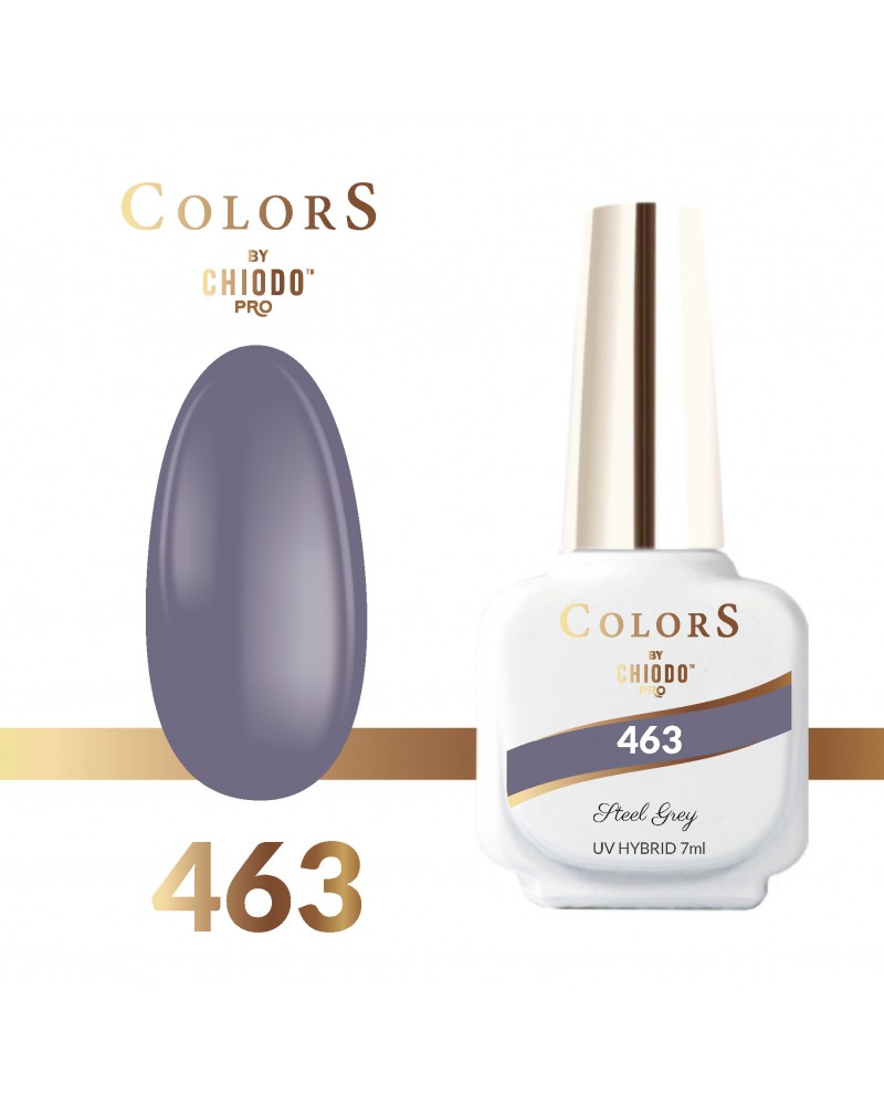 Lakier hybrydowy Colors By ChiodoPRO Steel Grey nr463  7 ml