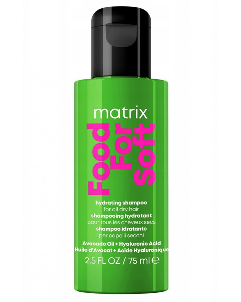 Matrix Food For Soft nawilżający szampon do włosów suchych łamliwych Mini 75ml