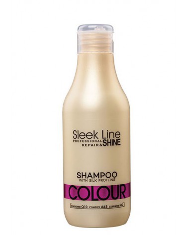 Stapiz Szampon z jedwabiem - Sleek Line -  Colour 300ml