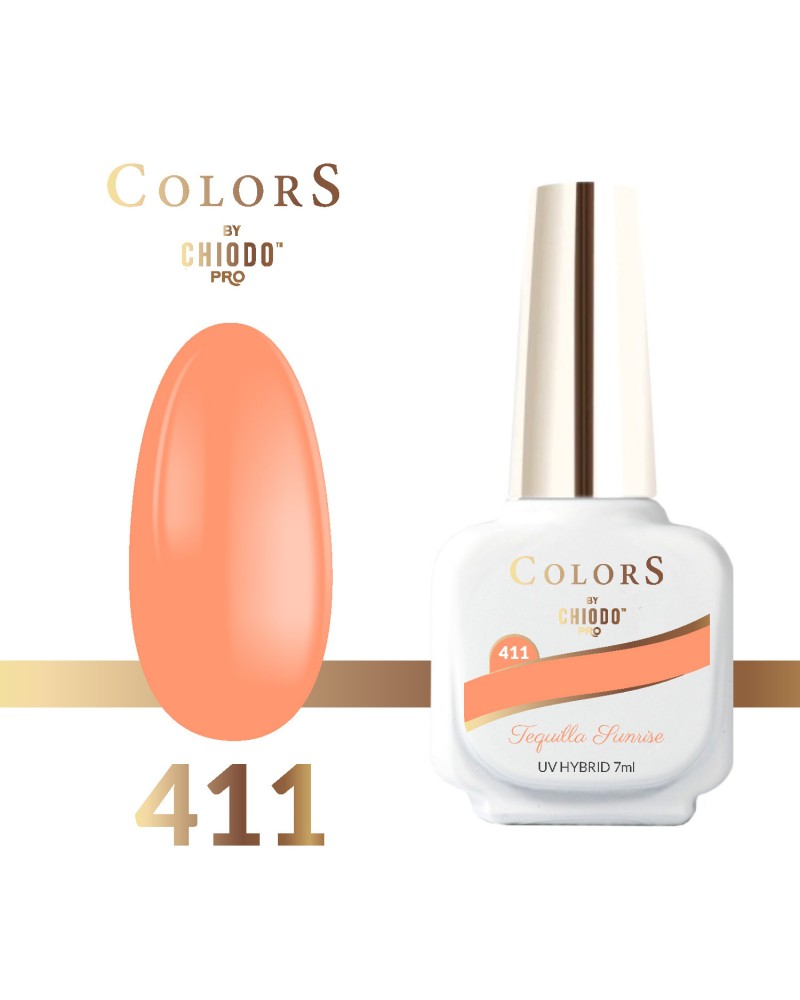 Lakier hybrydowy Colors By ChiodoPRO nr 411 Tequilla Sunrise  7 ml