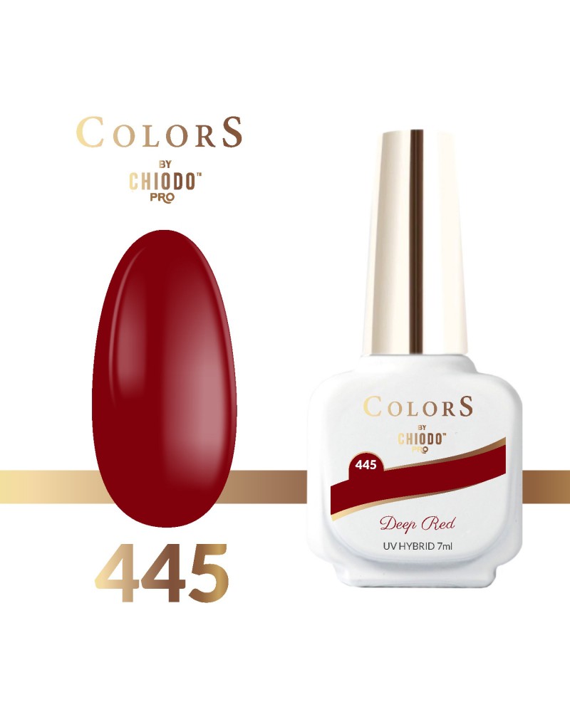 Lakier hybrydowy Colors By ChiodoPRO nr 445 Deep Red 7 ml