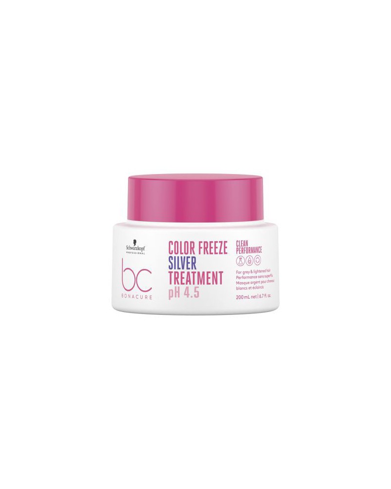 Schwarzkopf BC Color Freeze Silver maska ochładzająca kolor pH 4.5, 200ml