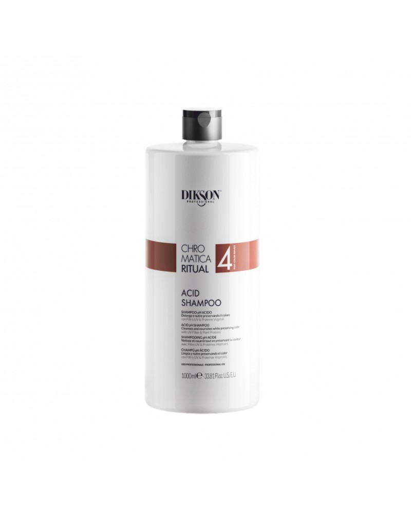 Dikson Chromatica Ritual 4 Szampon Zakwaszający Color-Lock pH 4 – 4,5 1000 ml